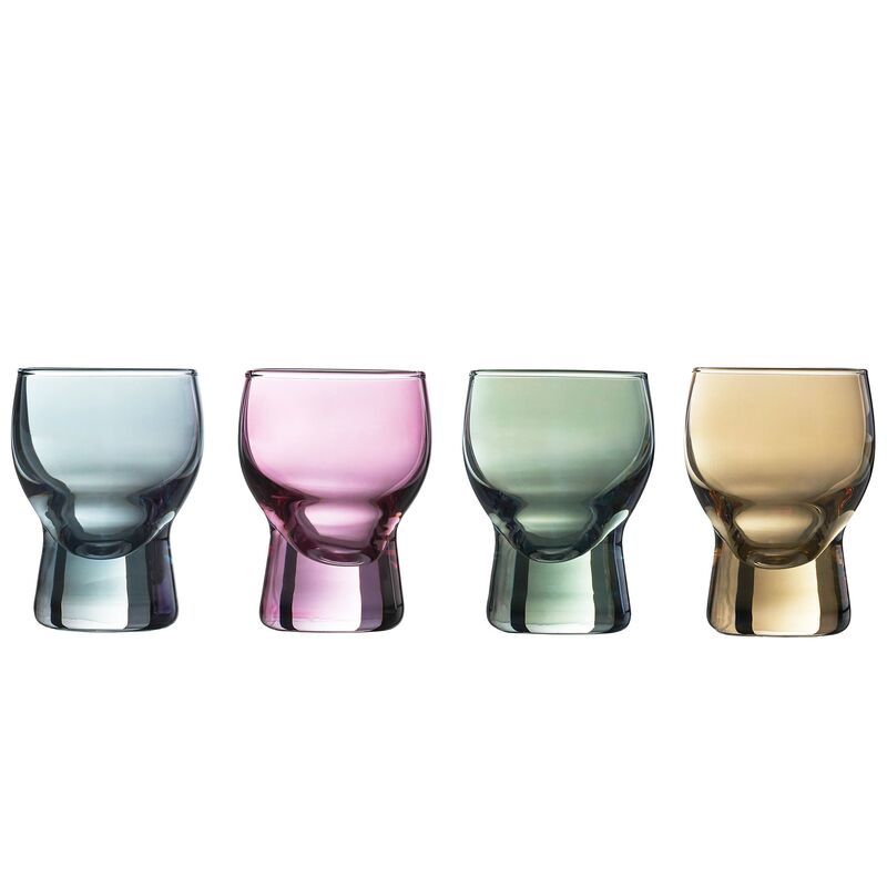 Happy shotglass 4 stk, miks