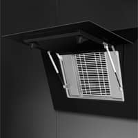 KV194B3 veggmontert ventilator 90 cm, svart