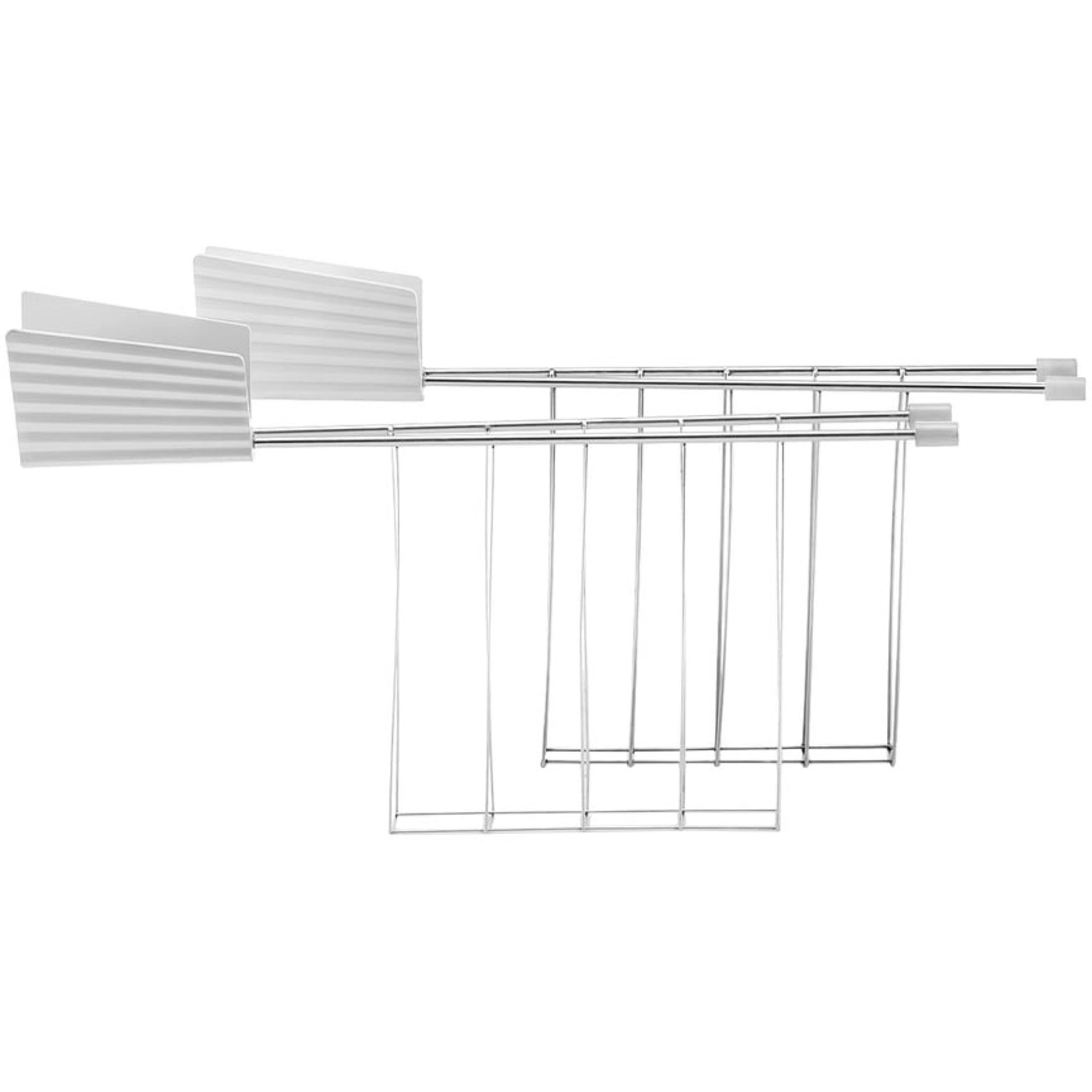 Plissé smörgåsgaller, vit