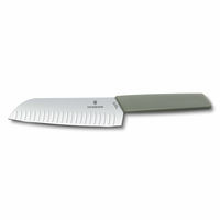 Swiss Modern santokukniv 17 cm, oliv