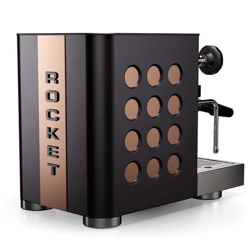 Appartamento TCA espressomaskin, svart/koppar