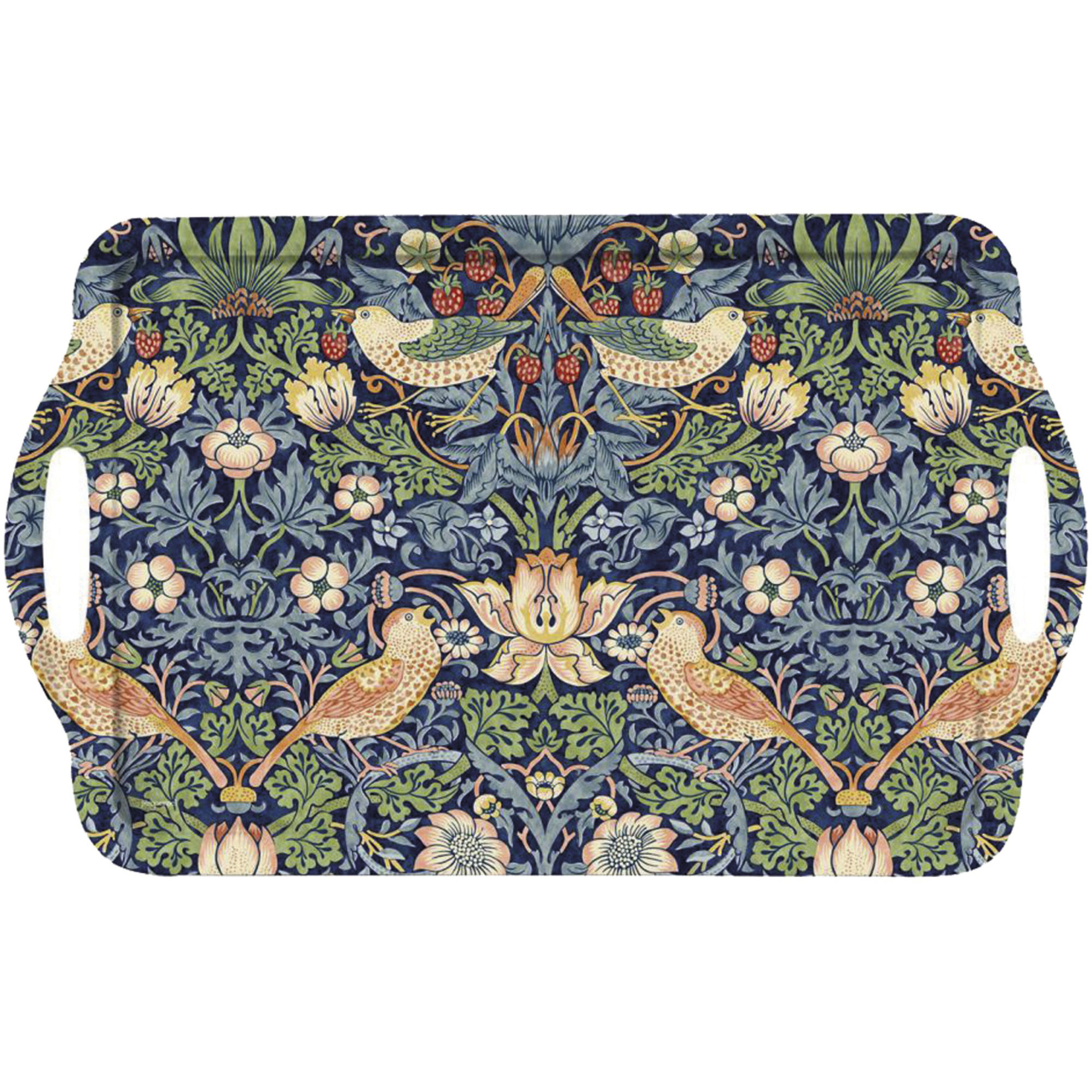 Pimpernel Strawberry Thief Blå Bricka Stor