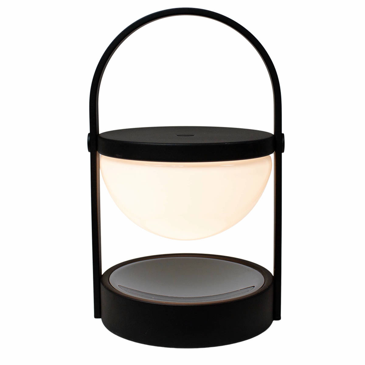 A-Flash bærbar lampe 22 cm, svart