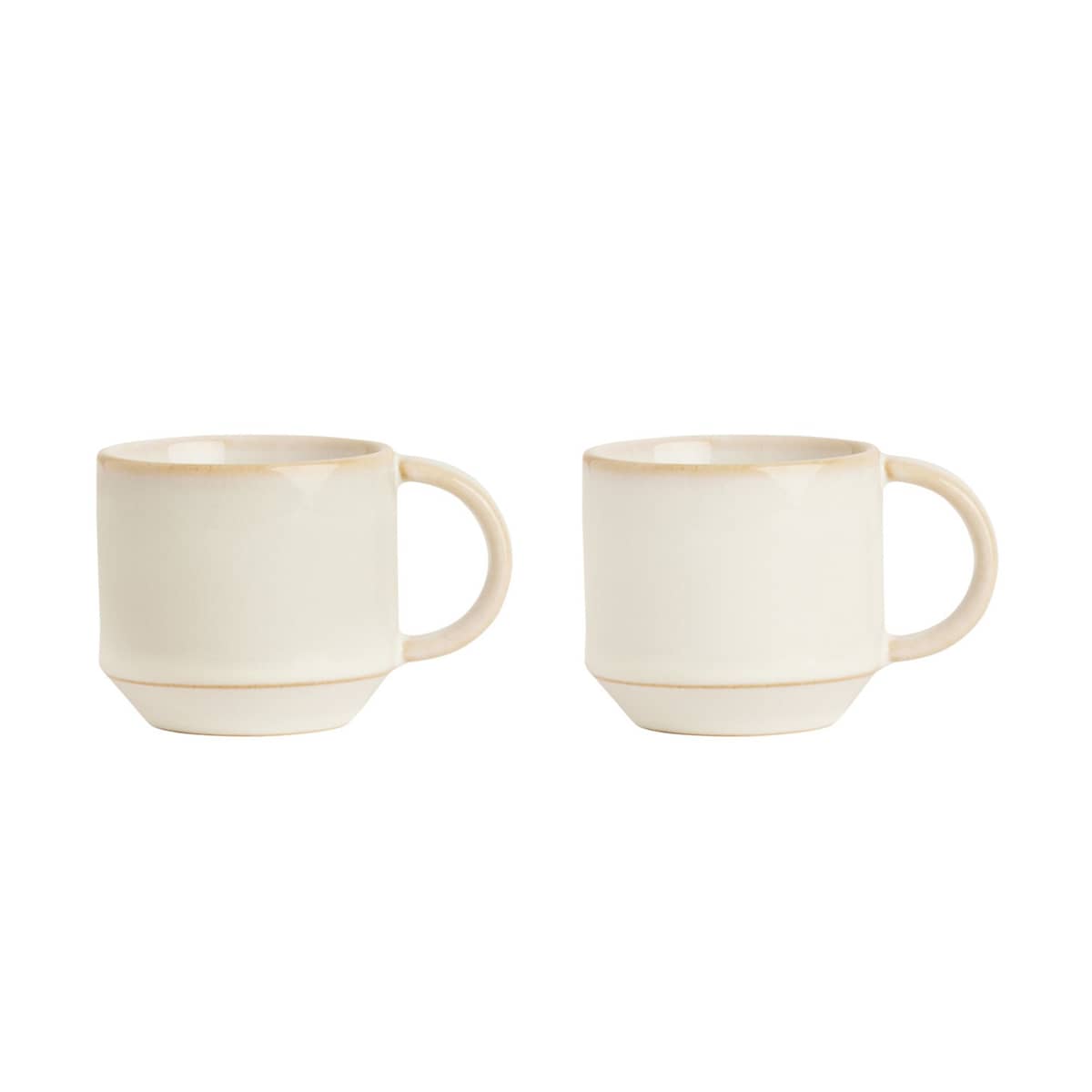 Yuka espressokuppi 2 kpl, off white