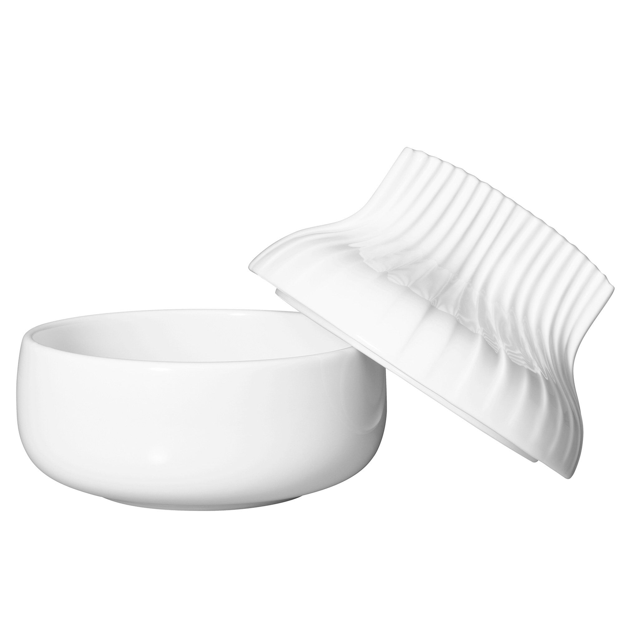 Alternativ bild 1 för Rörstrand Pli Blanc burk med lock, 0,35 liter