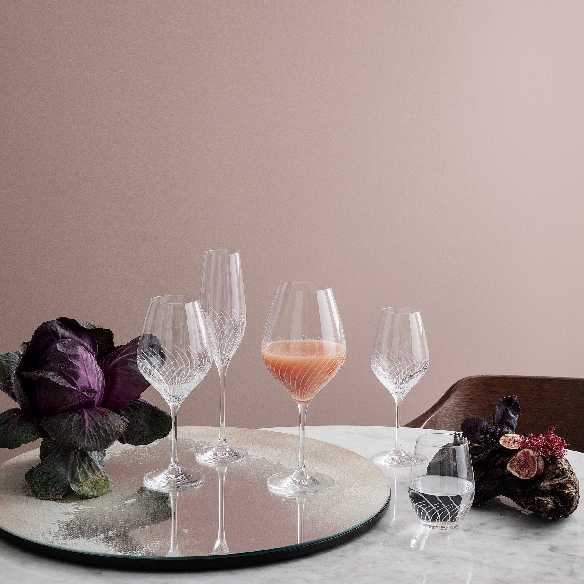 Alternativ bild 1 för Holmegaard Cabernet Lines bourgogneglas 2 st.