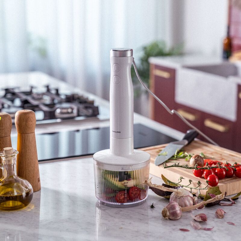 hacktillbehör för stavmixer, vit