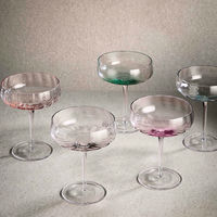 Champagne-/cocktailglas 30 cl, röd
