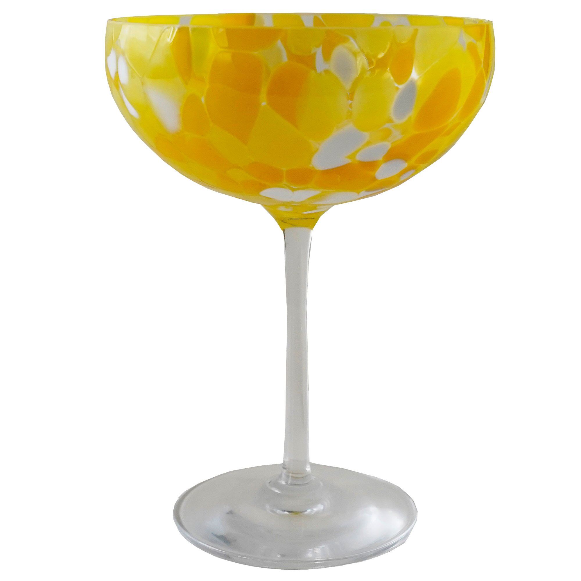 Magnor - Swirl champagneglass 22 cl gul