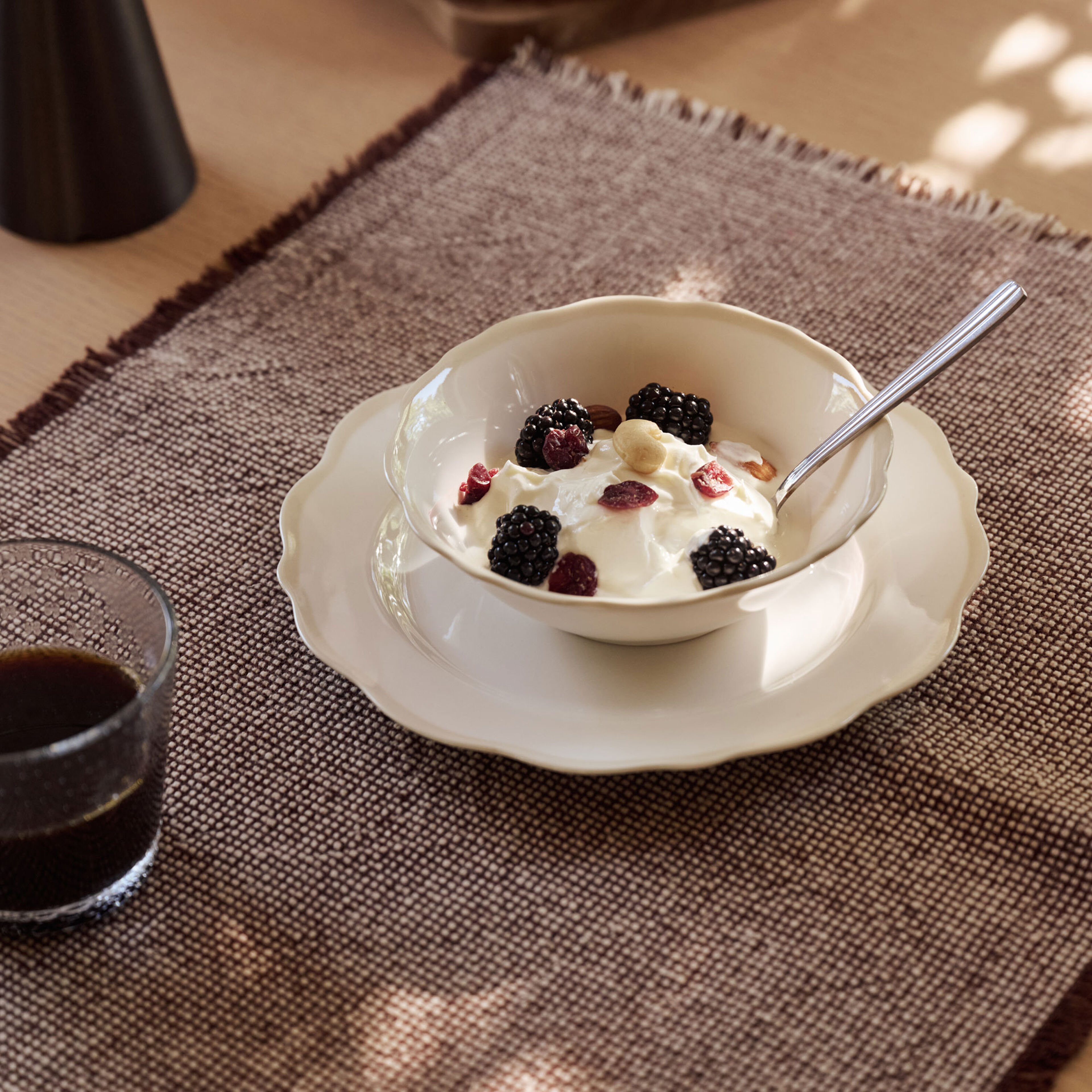 Ravella bordbrikke 2 stk, brun