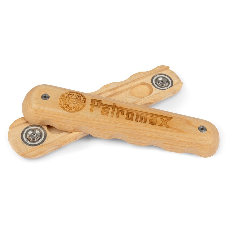 Trähandtag till stekpanna