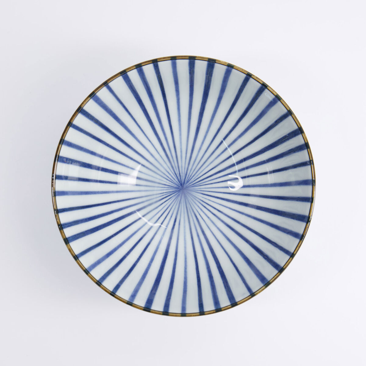 Natsu Tokusa Mixed skål 1000 ml, blå/hvit