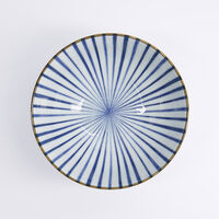 Natsu Tokusa Mixed skål 1000 ml, blå/hvit