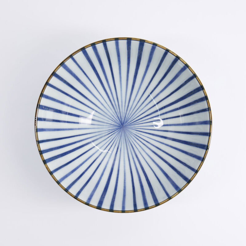 Tokyo Design Studio Natsu Tokusa Mixed skål 1000 ml, blå/vit