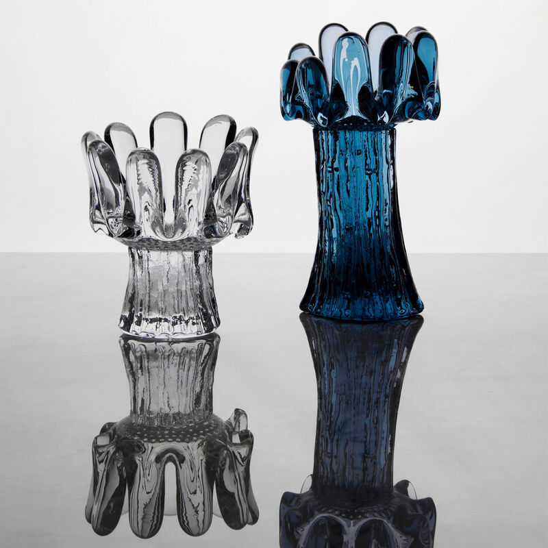 Kosta Boda Sunflower kynttilälyhty 180 mm, kierrätetty lasi