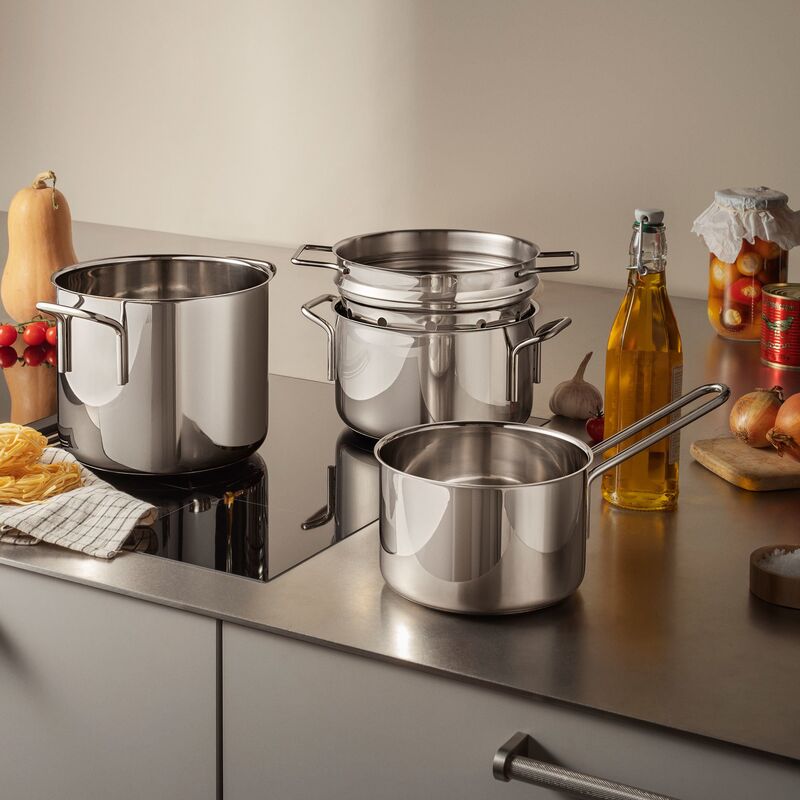 Kasserolle, rustfritt stål 1,8 liter
