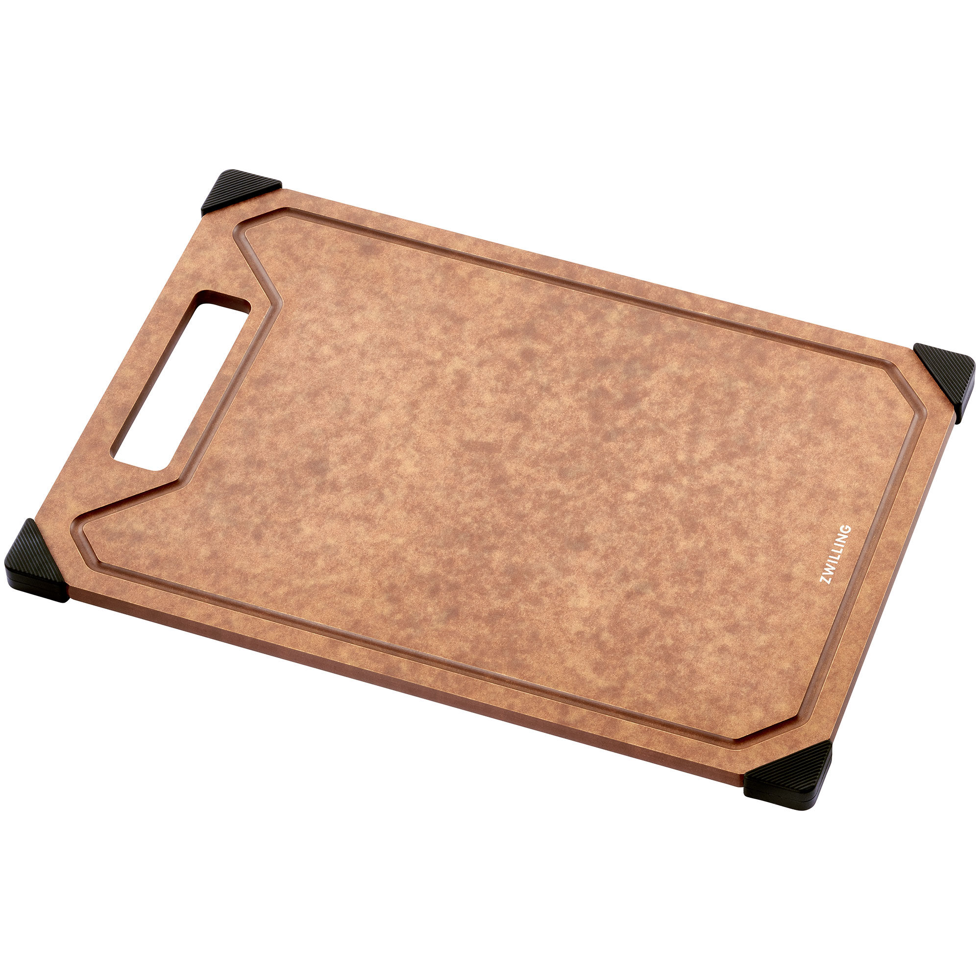 Zwilling skärbräda small, brun