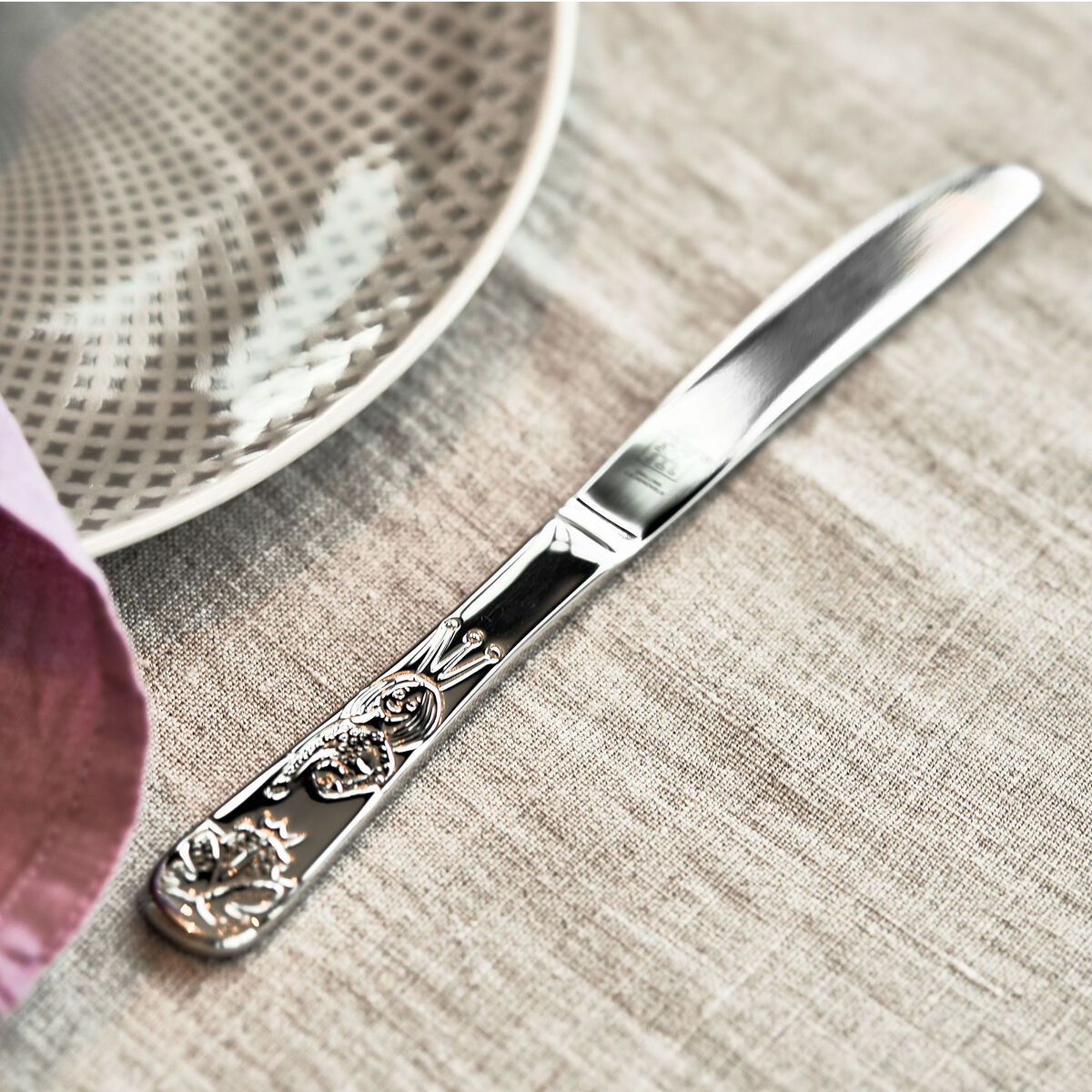 Grimm's Fairy Tales barnbestick 4 delar, rostfritt stål