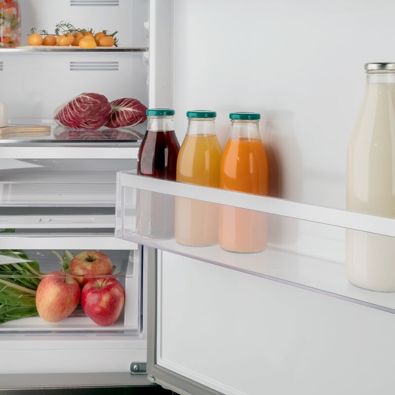 fristående kyl/frys 192 x 70 cm, rostfri