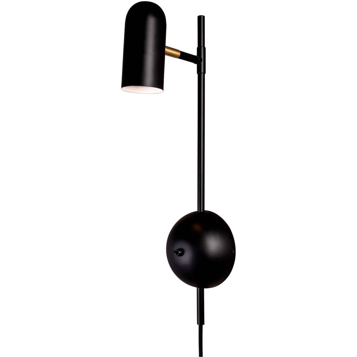 Swan Vägglampa, svart