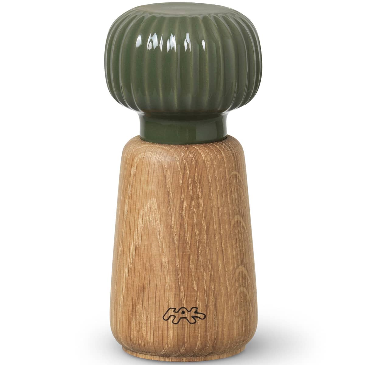 Hammershøi salt-/peberkværn 14,5 cm, mørkegrøn