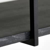 Woods hylla 70 cm, svart
