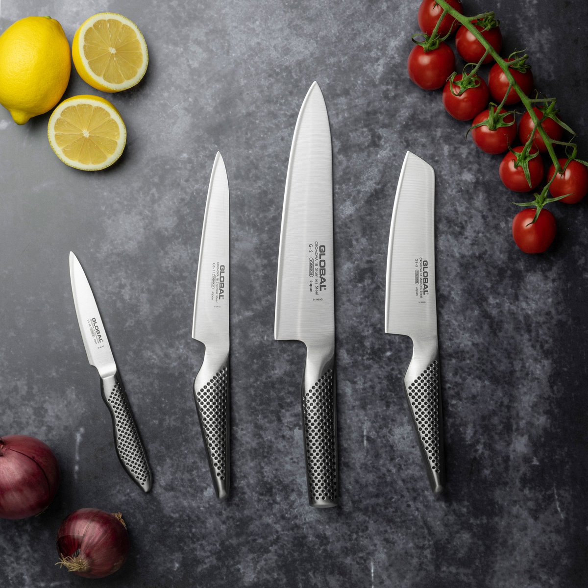 Knivsæt med 5 knive