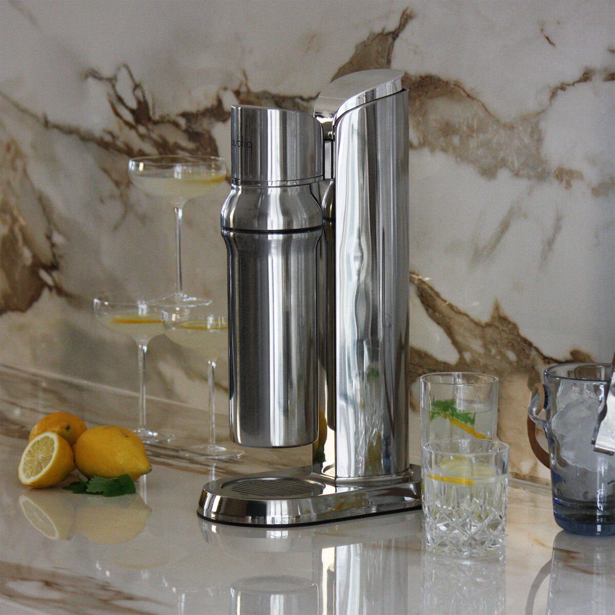 Bubliq Kullsyremaskin, rustfritt stål