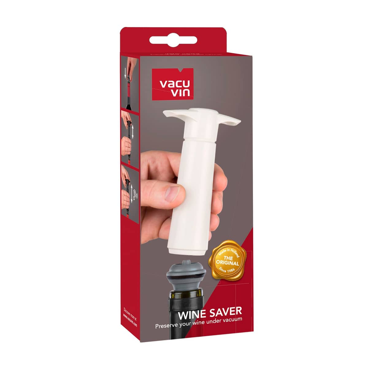 Wine Saver + 2 stk propper (gaveeske)