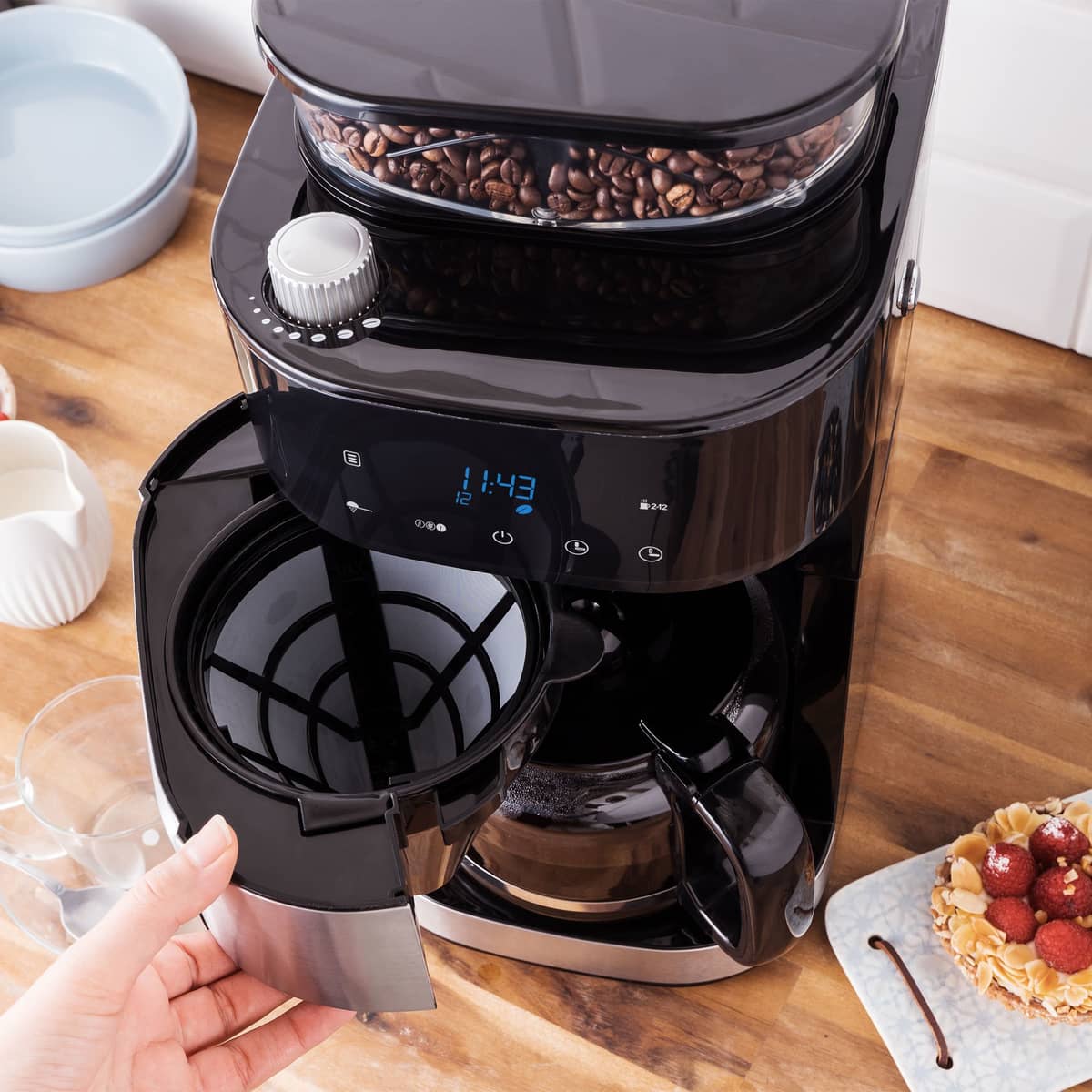Grind & Brew Pro kaffemaskine med integreret kværn