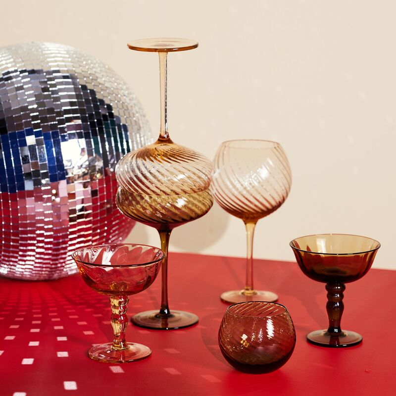 Opacity samppanjalasi 30 cl 2-pakkaus, ruskea