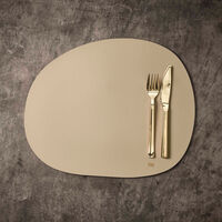 Raw bordbrikke, beige