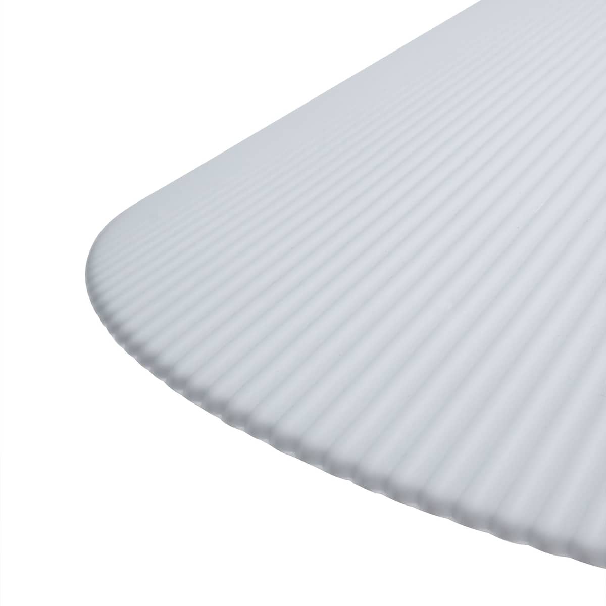 Solid taklampe 44 cm, sand/hvit