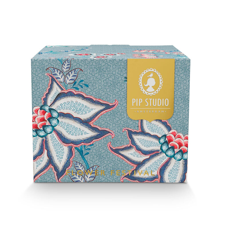 PIP Studio Flower Festival espressokopp 2-pakning, blå