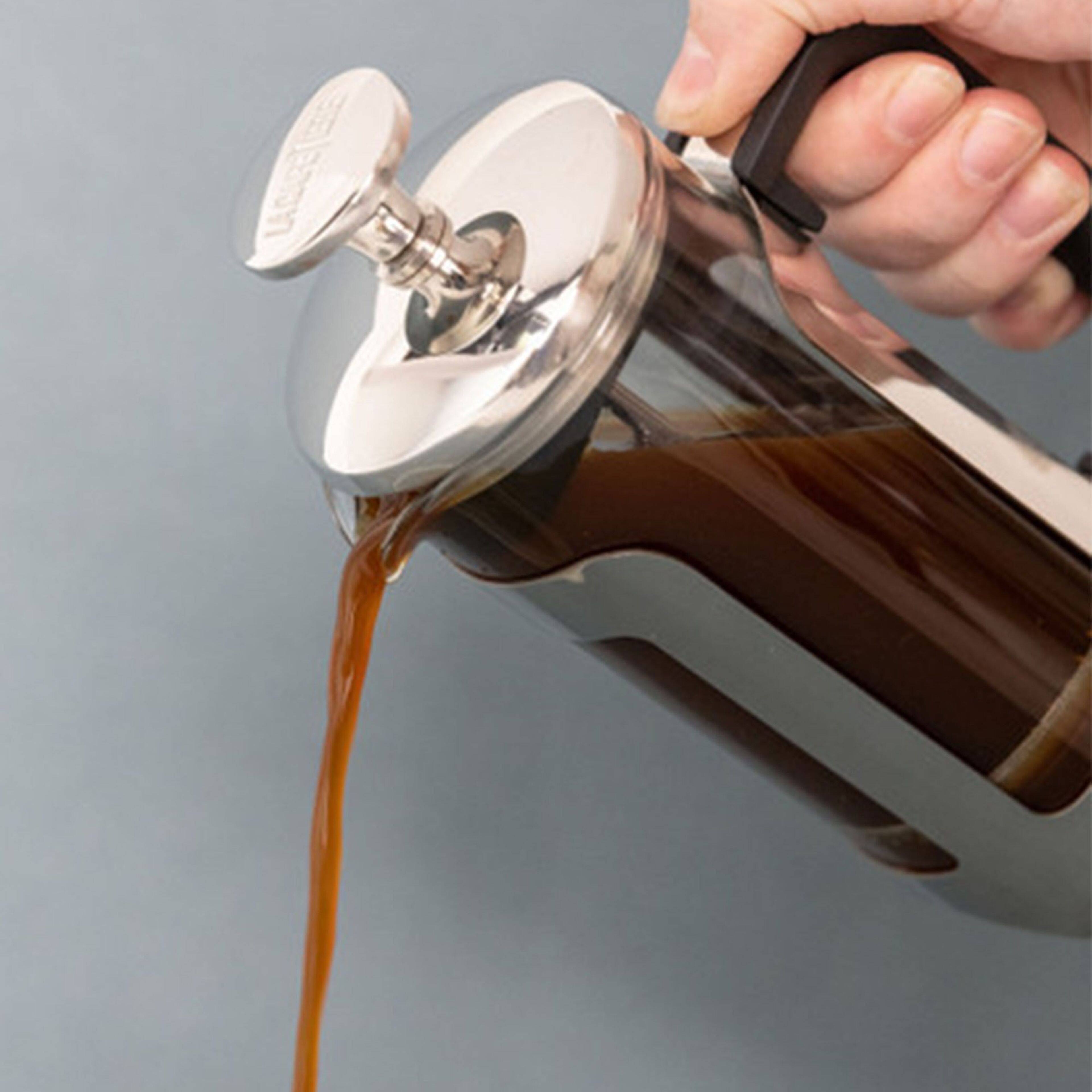 Roma presskanne 3 kopper, rustfritt stål