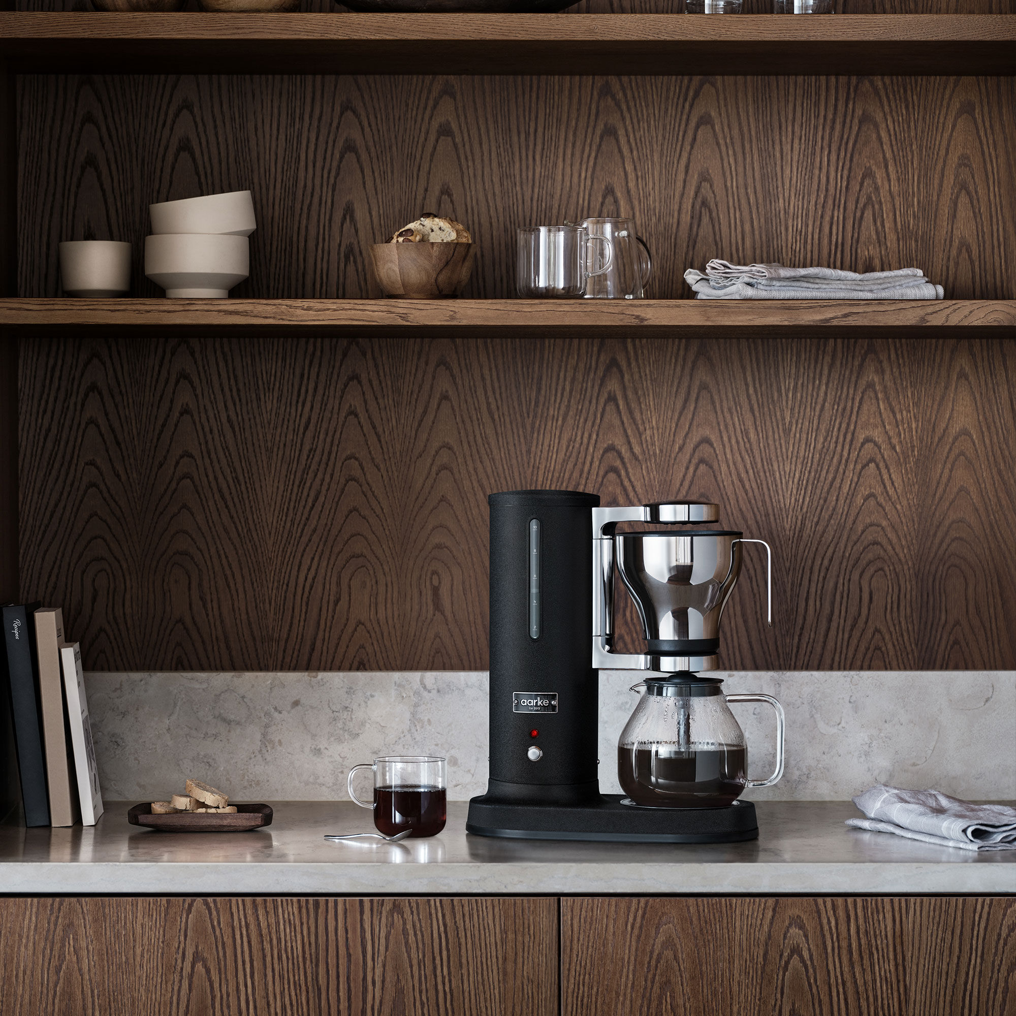 Kaffebryggare, mattsvart