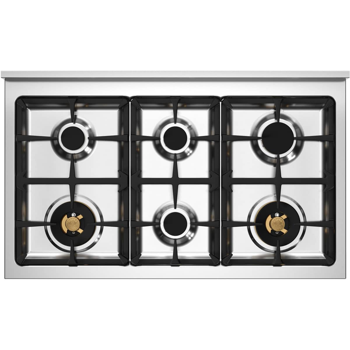 HER106L3ENET Heritage gaskomfur med trippel-ovn, 100 cm, mat sort