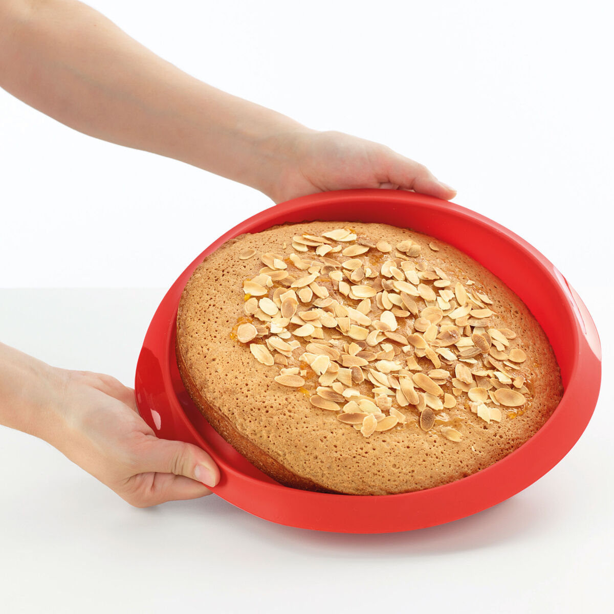 Rund bageform i silikone Ø24 cm, sort