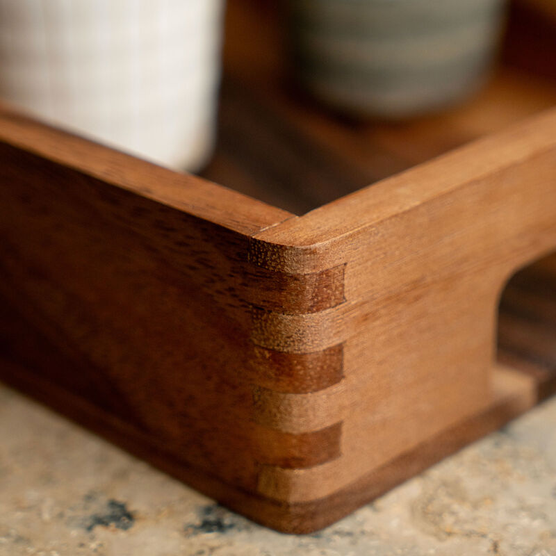 Zassenhaus Serveringsbakke 42x28x6 cm, akacietræ