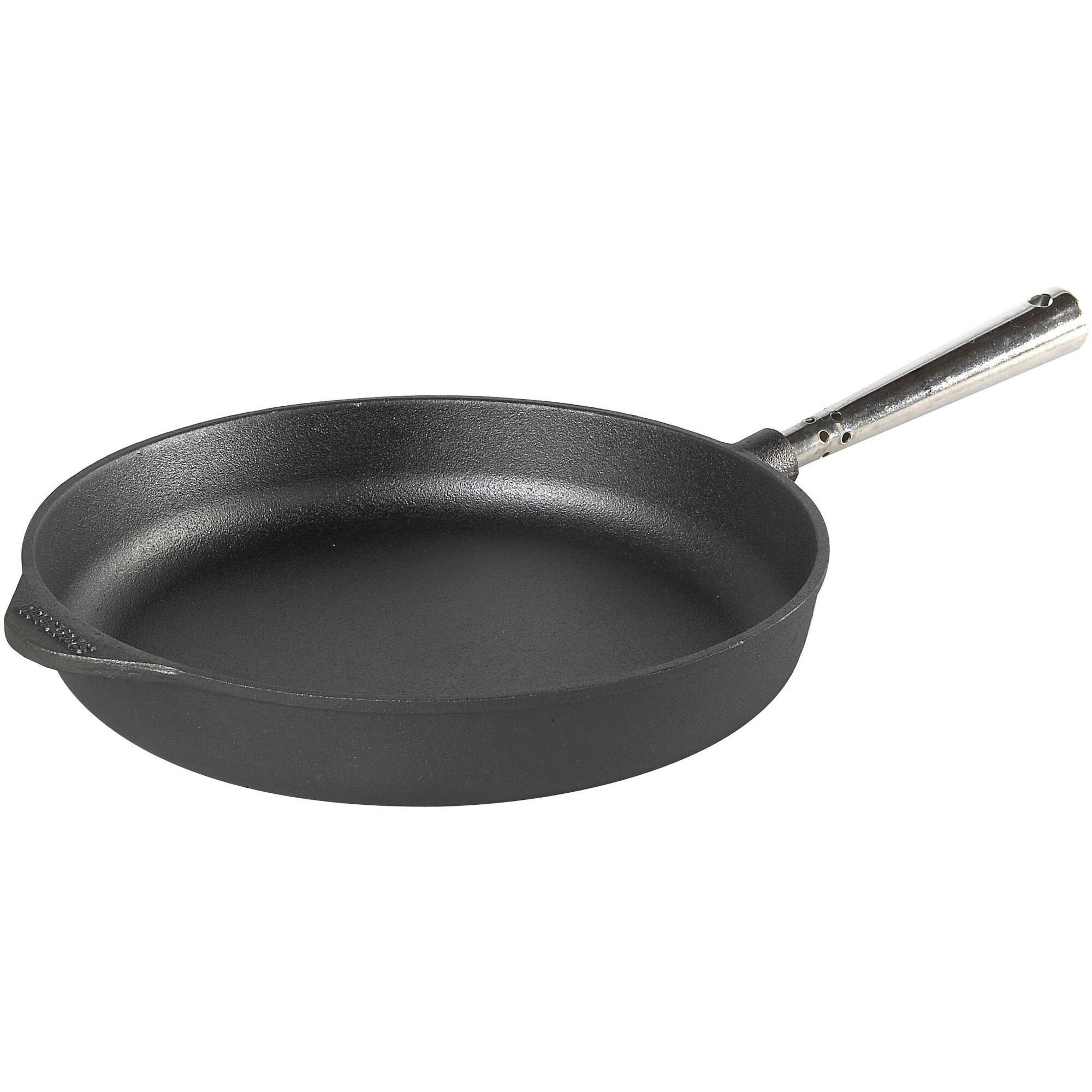 Stekpanna Rak Kant Gjutjärn 28 cm, stålhandtag