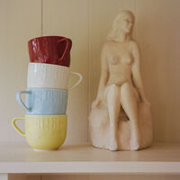 Confetti kaffekopp 20 cl, bordeaux