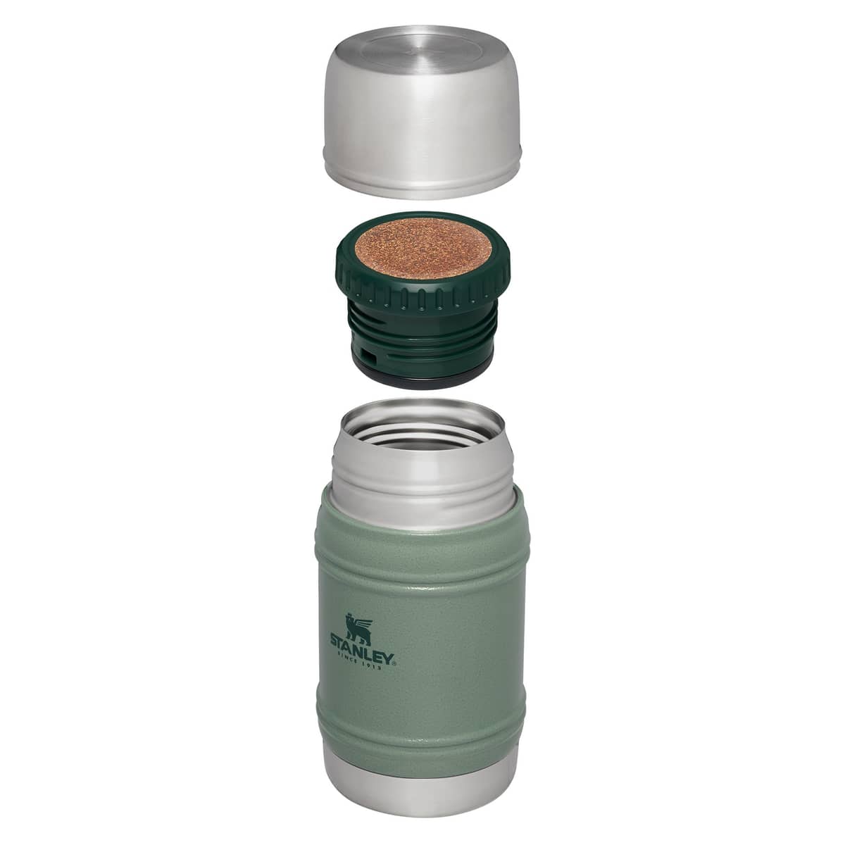 Madtermokande 0,5 liter, hammertone green