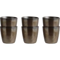 RAW mugg 6 st, metallic brown