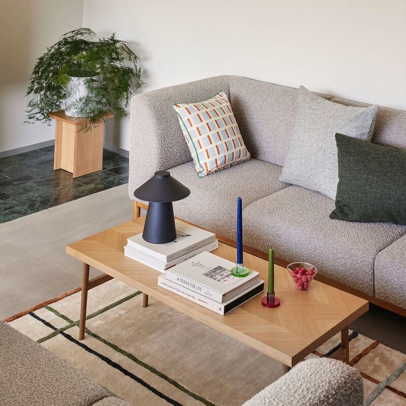 Astra ljusstake 7 cm, blå/grön