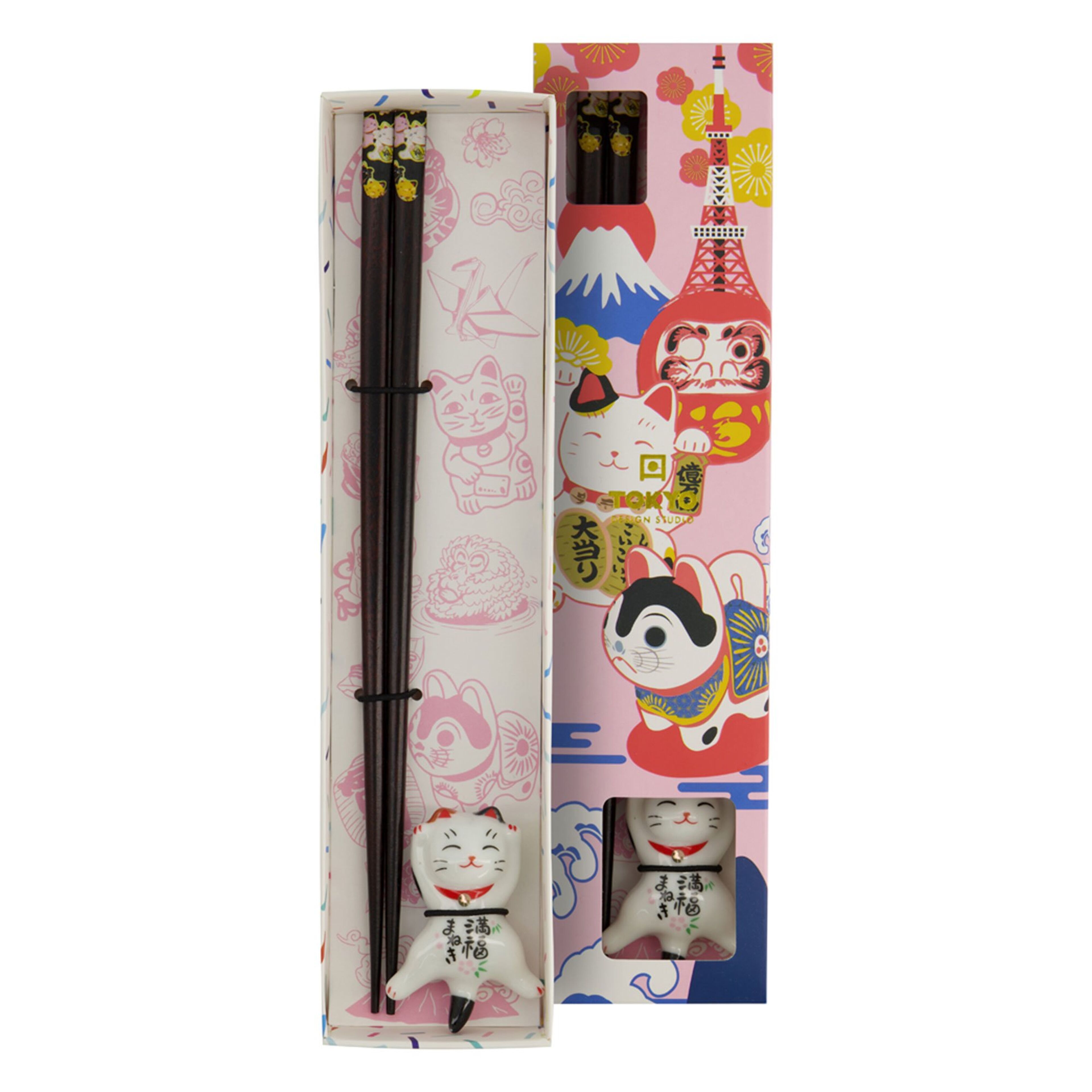 Ätpinnar gåvoset, rosa