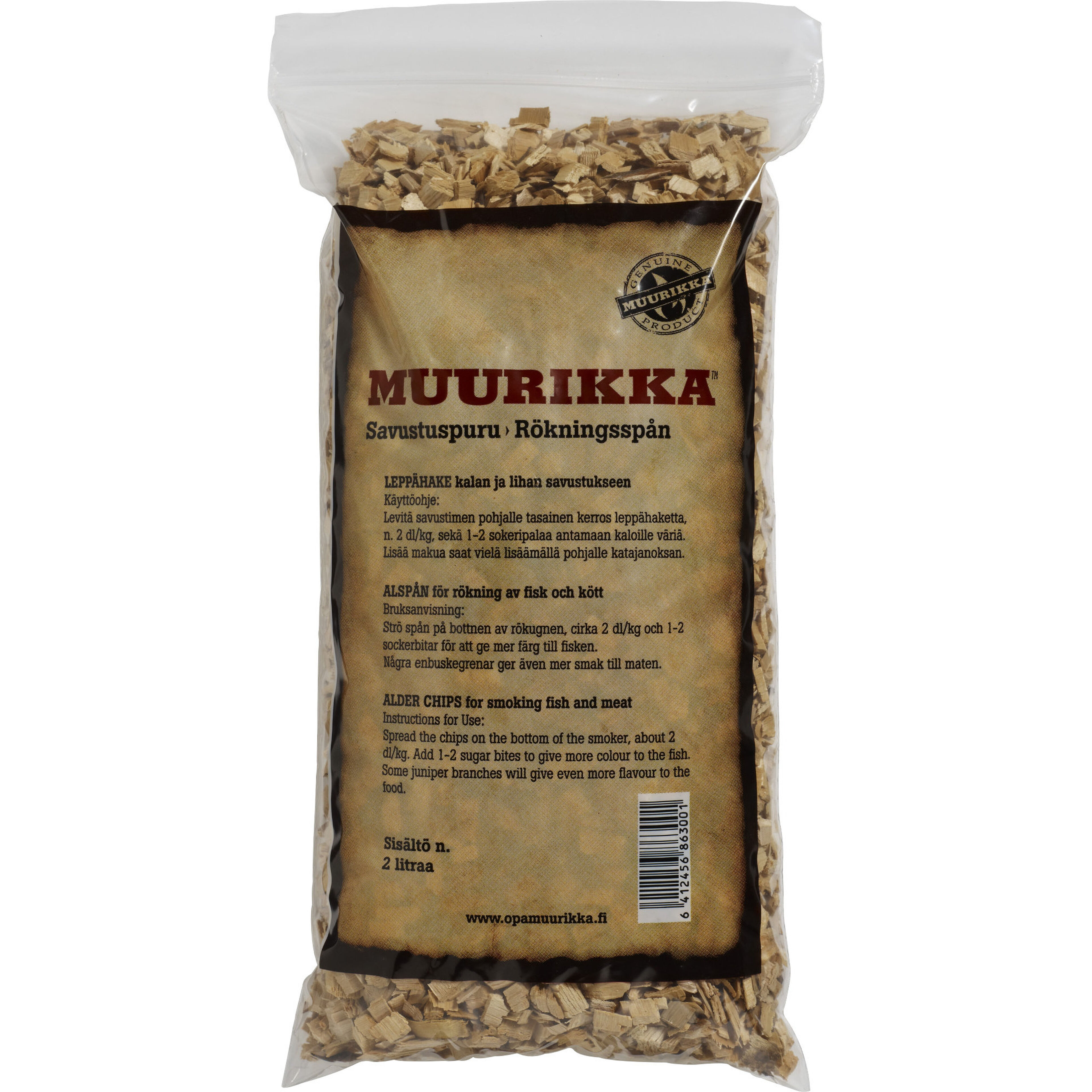 Rökspån Al 2 liter