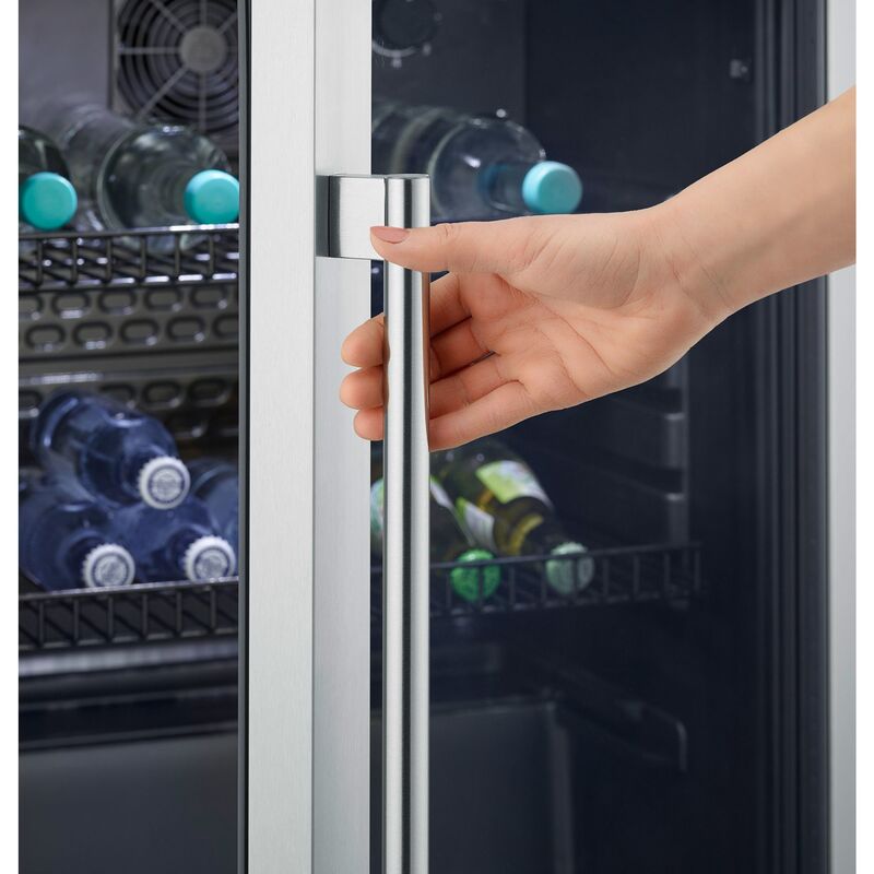 Kylskåp med glasdörr, 118 liter