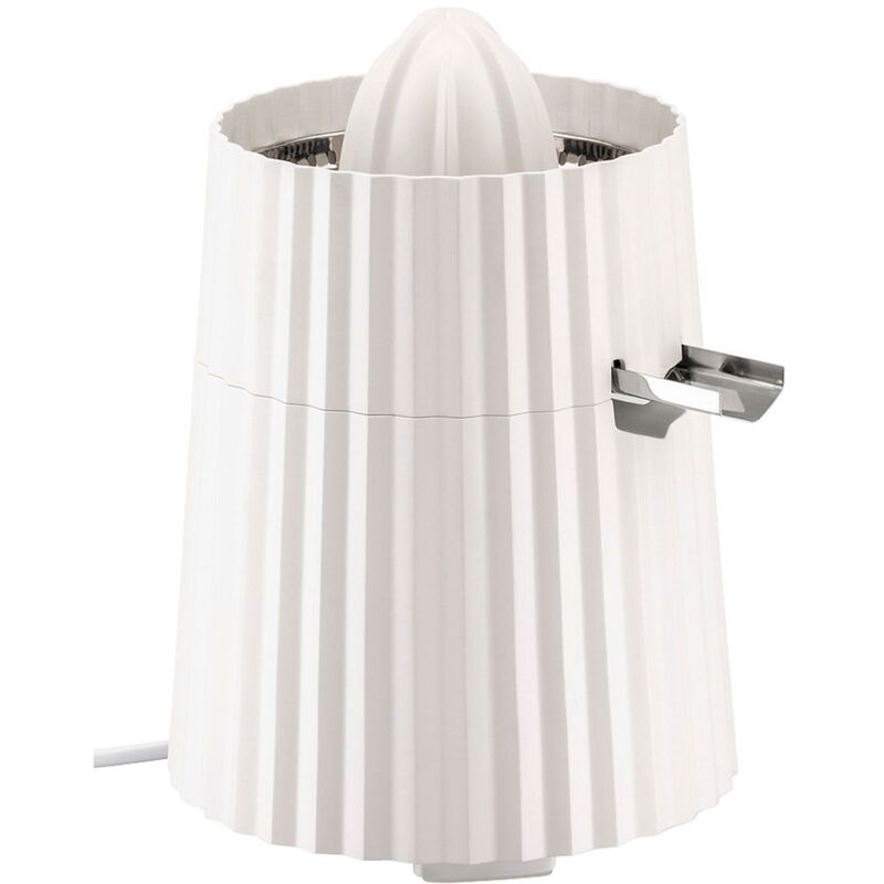 Plissé elektrisk citruspress, vit