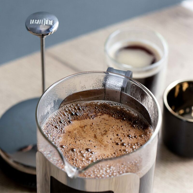 La Cafetière Roma Stempelkande 12 kopper, rustfrit stål