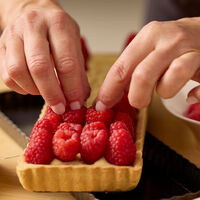 Paiform rektangulær 35×11 cm, mørkegrå